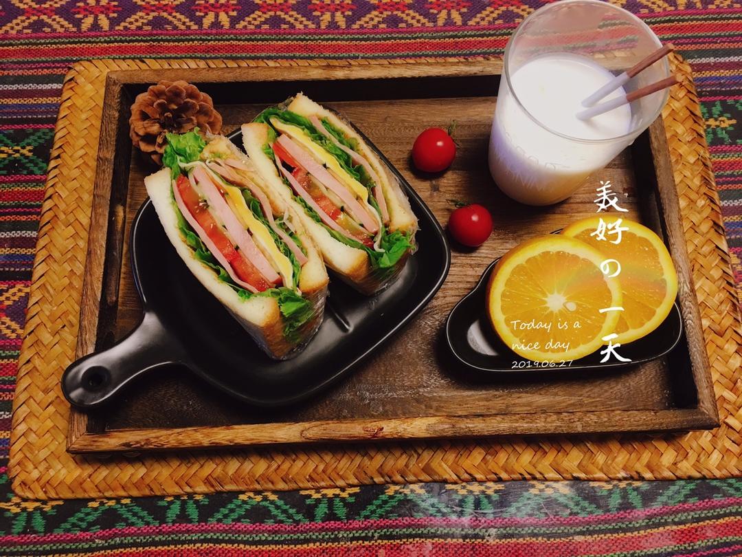 土司三明治（营养美味高颜值）