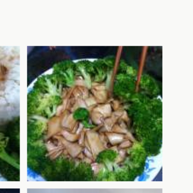 杏鲍菇扣西兰花