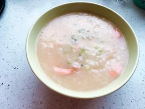 潮汕鲜虾干贝粥(海鲜粥)简易版的做法 步骤5