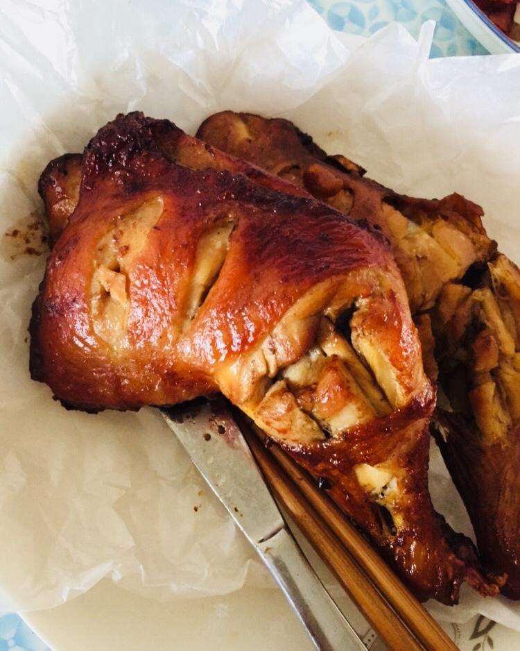 脆皮烤鸡腿