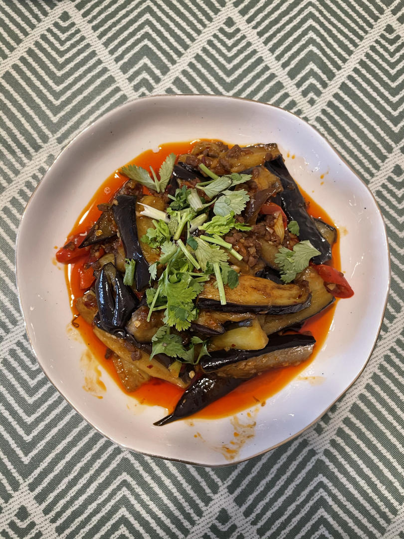 红烧肉末茄子