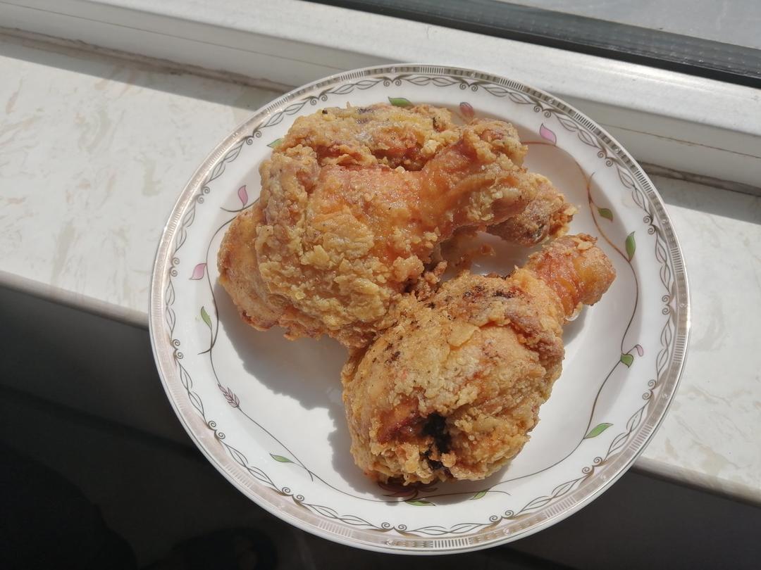 不用炸鸡粉也可以炸出酥脆炸鸡腿