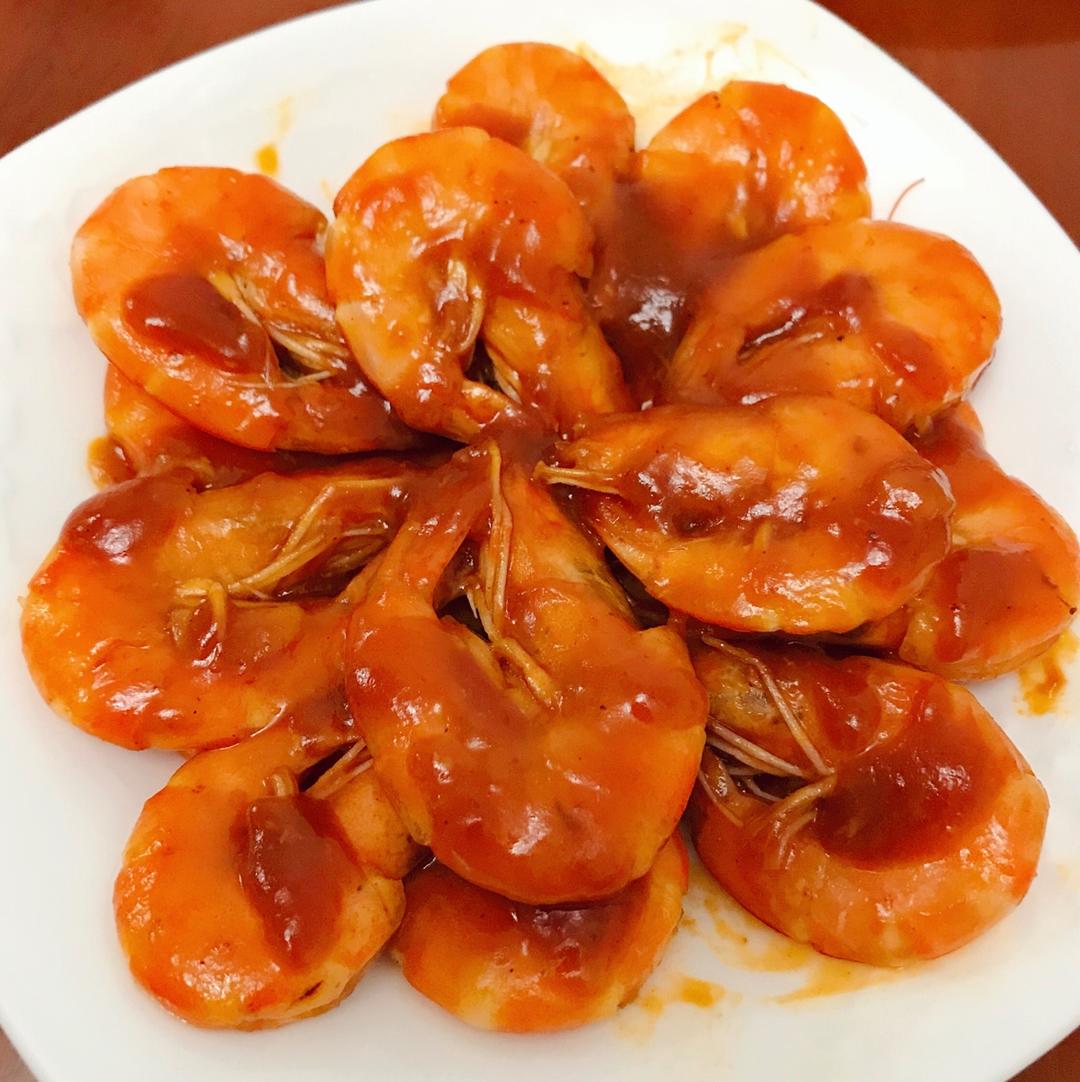 黄晓明茄汁大虾－中餐厅