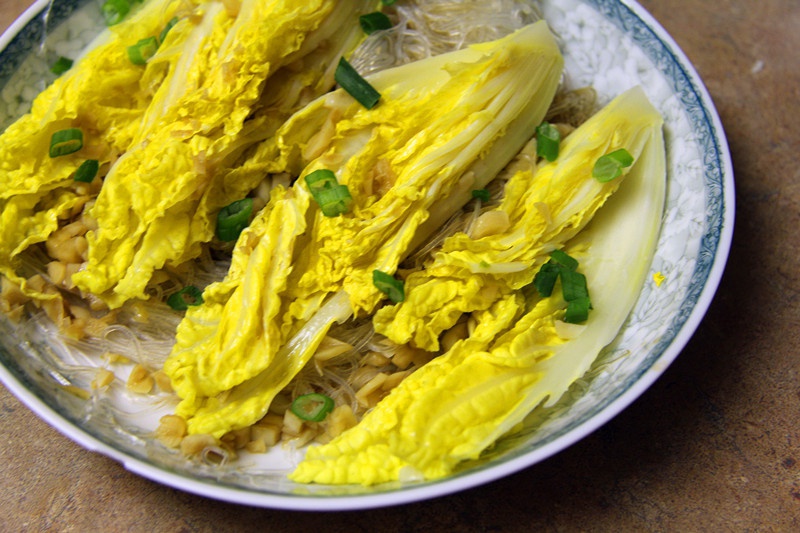 蒜蓉粉丝蒸娃娃菜