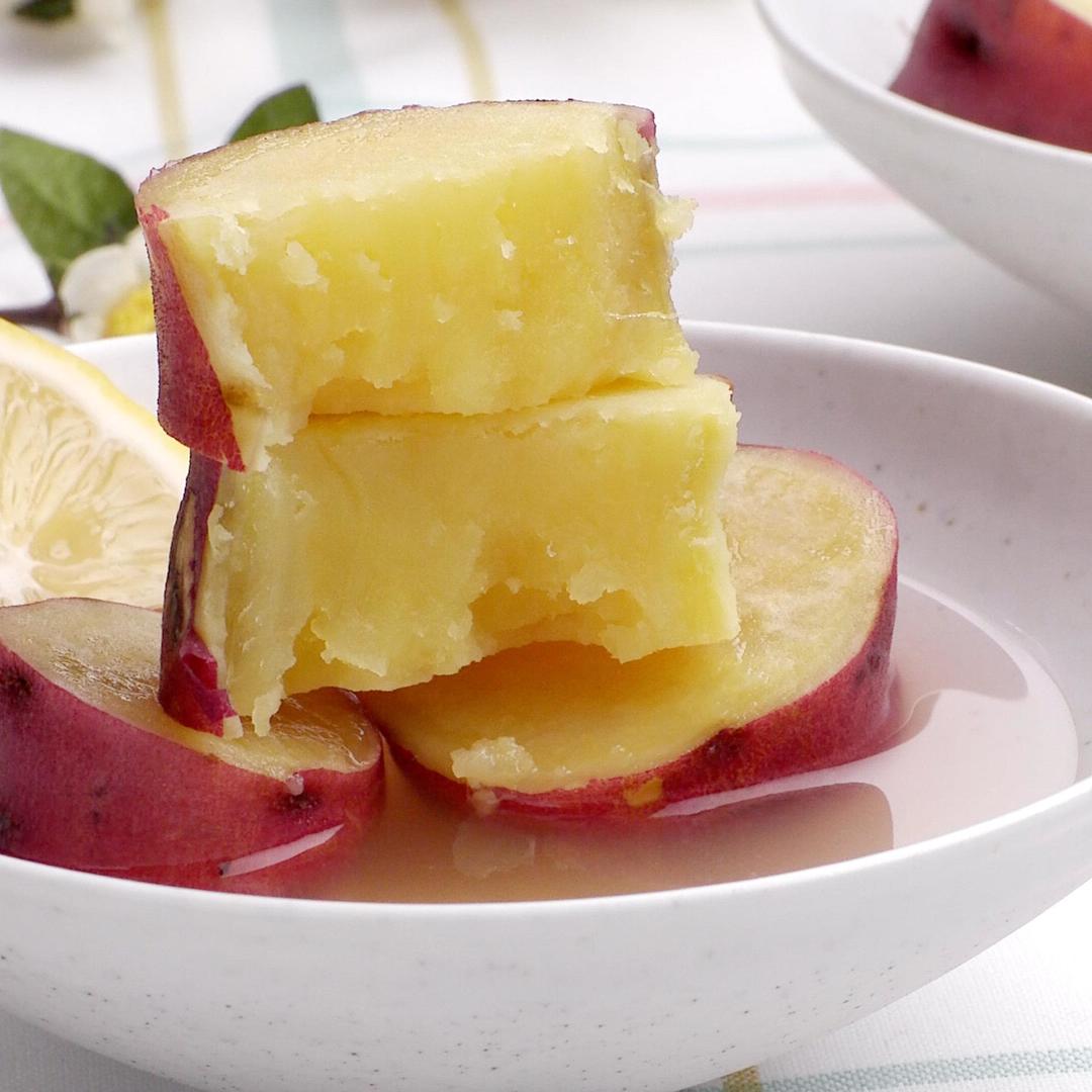 柠檬煮红薯的做法