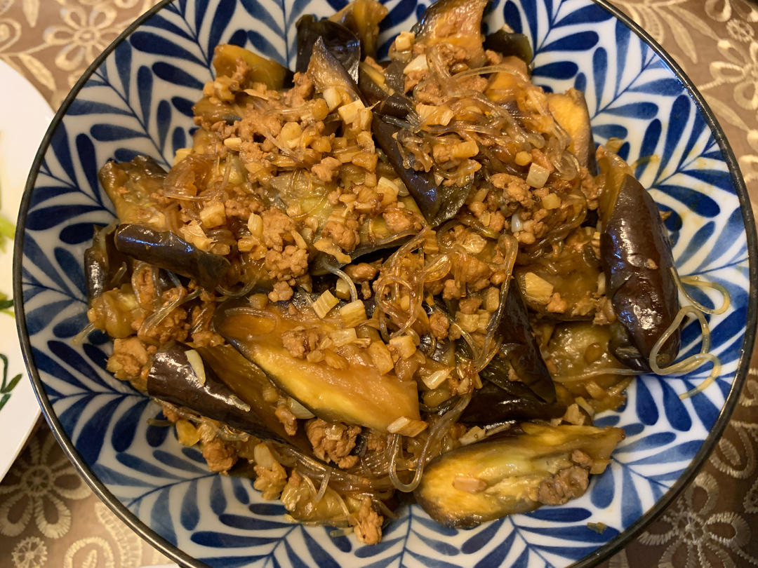 肉末茄子粉丝煲