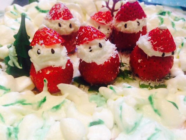 草莓圣诞老人、圣诞雪人