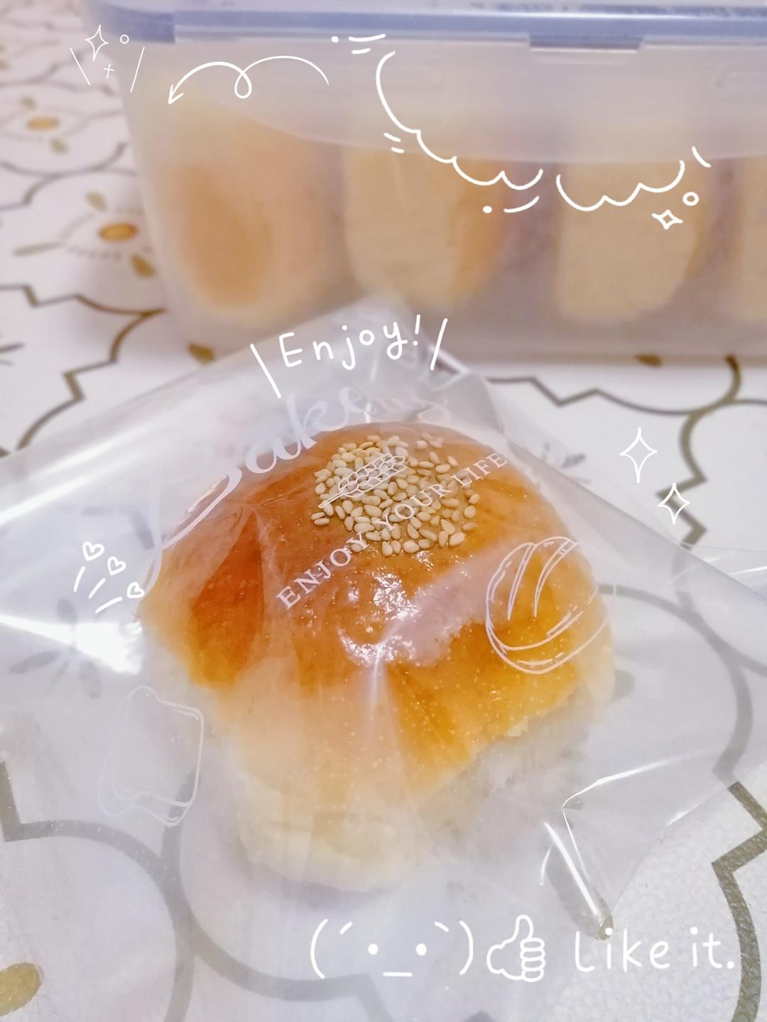超级简单的豆沙排包｜面包