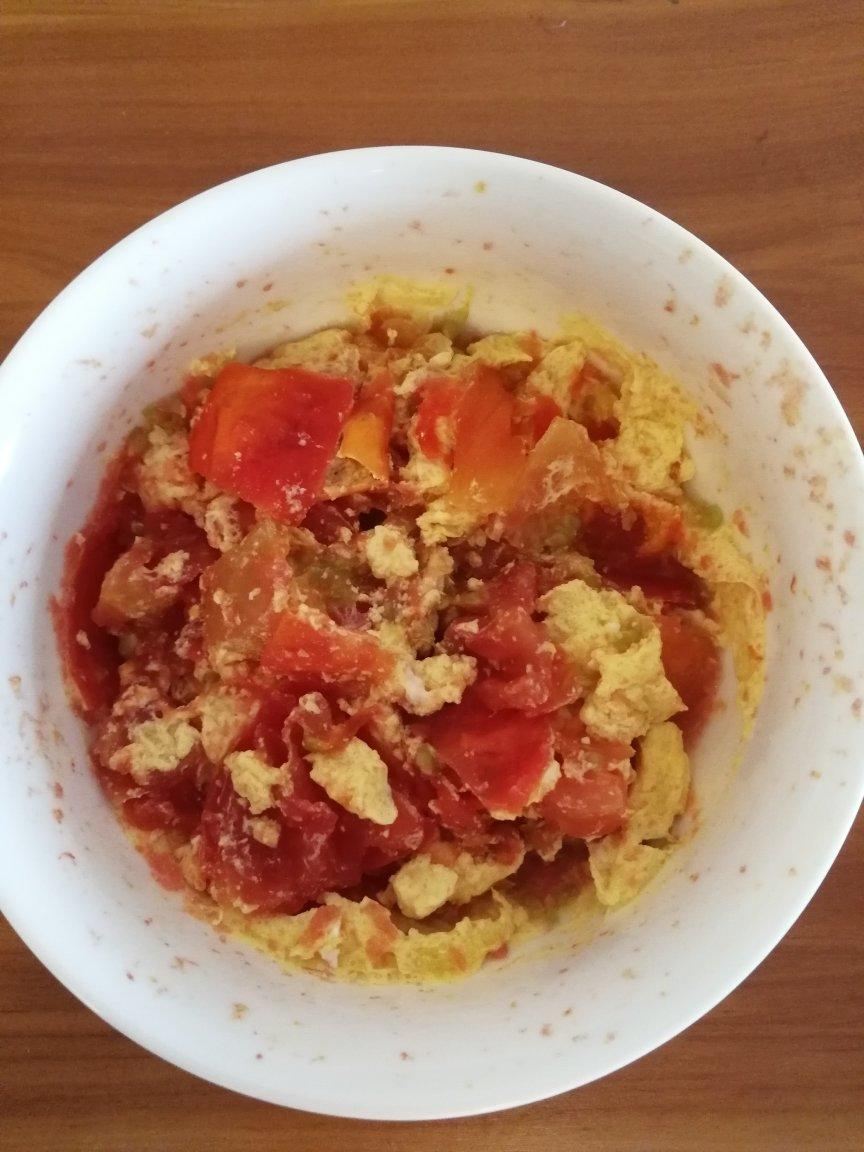 微波炉番茄炒蛋