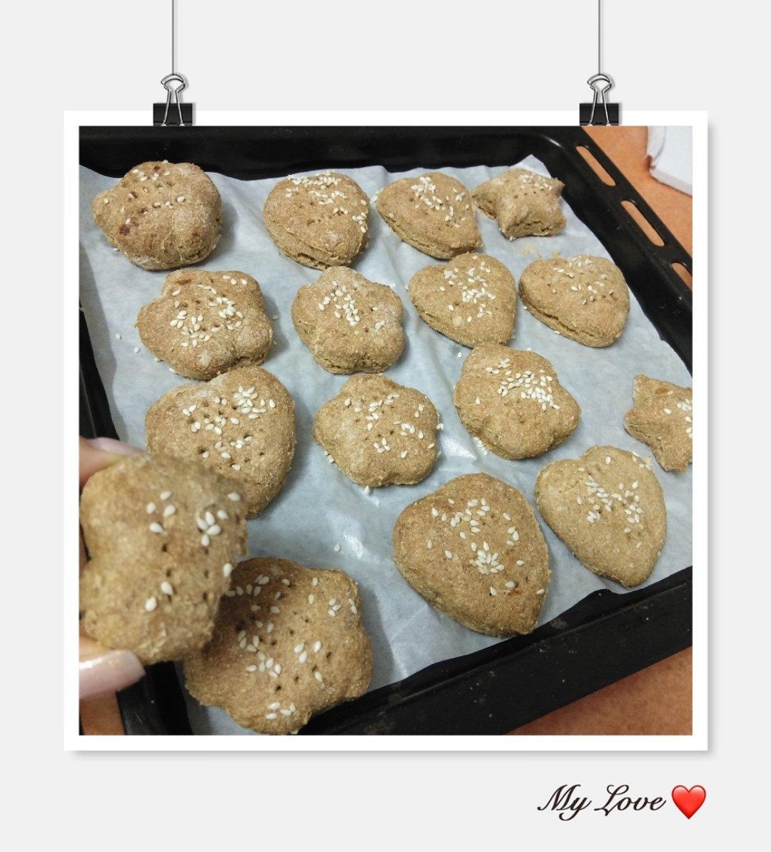 减肥香蕉全麦饼干