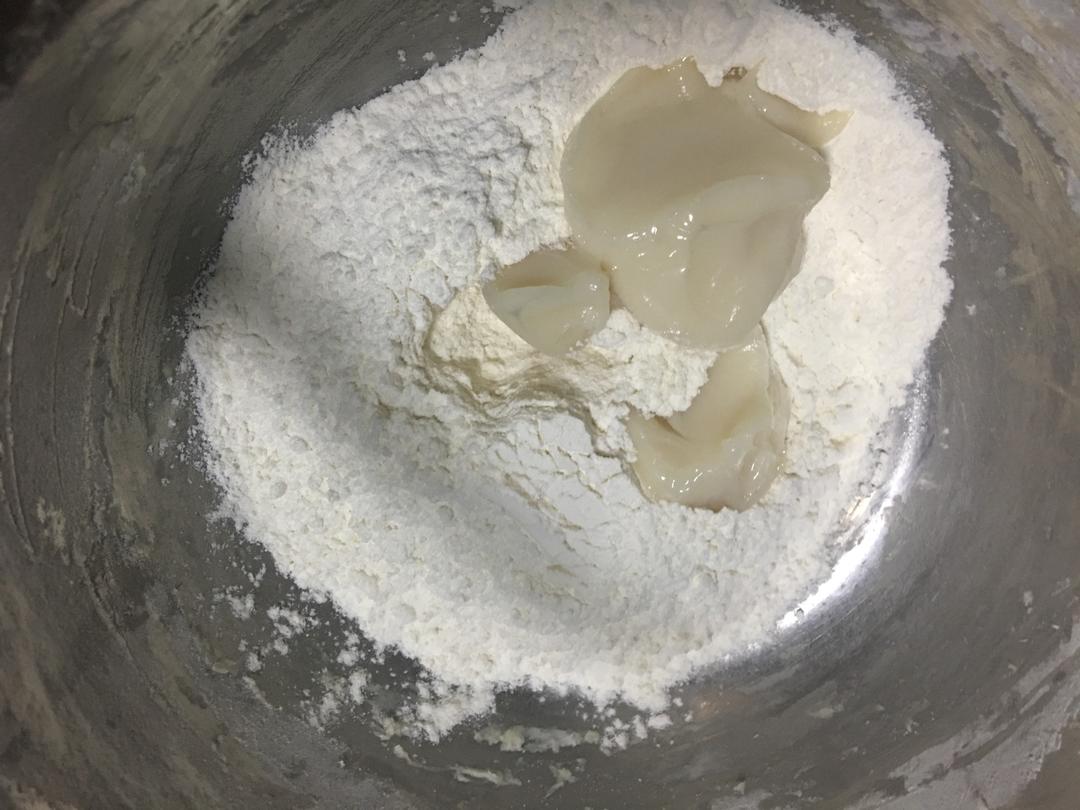 超简单系列：——蛋黄酥——不用揉，不醒面，酥掉渣的中式酥皮点心的做法 步骤5