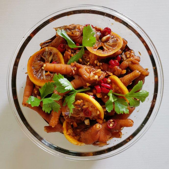 香辣蒜香凉拌爽脆鸡脚