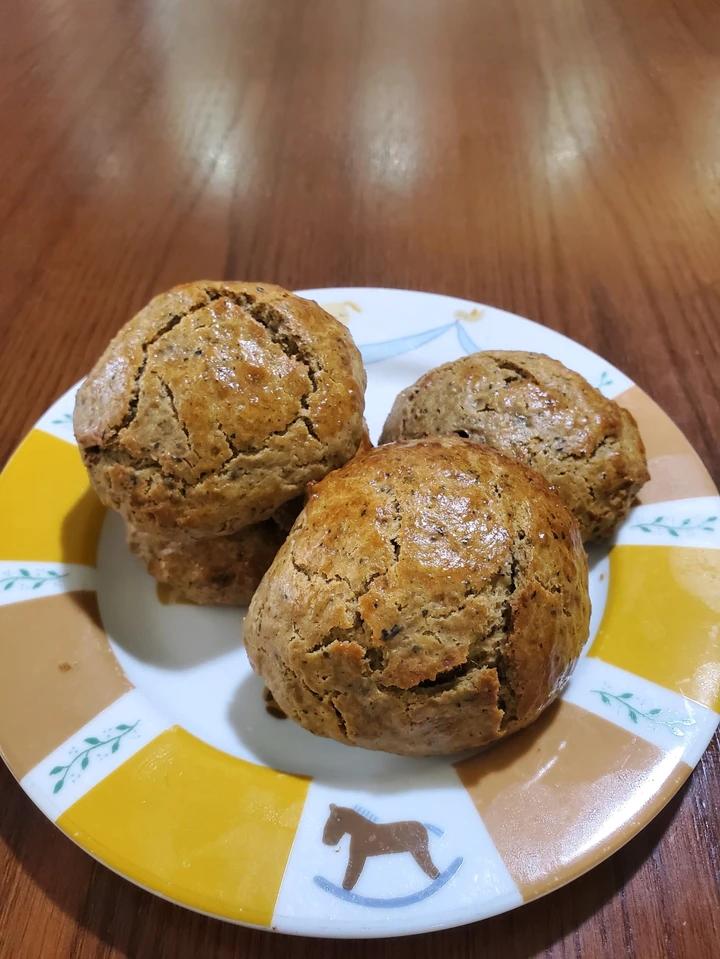 日式黑巧伯爵茶司康