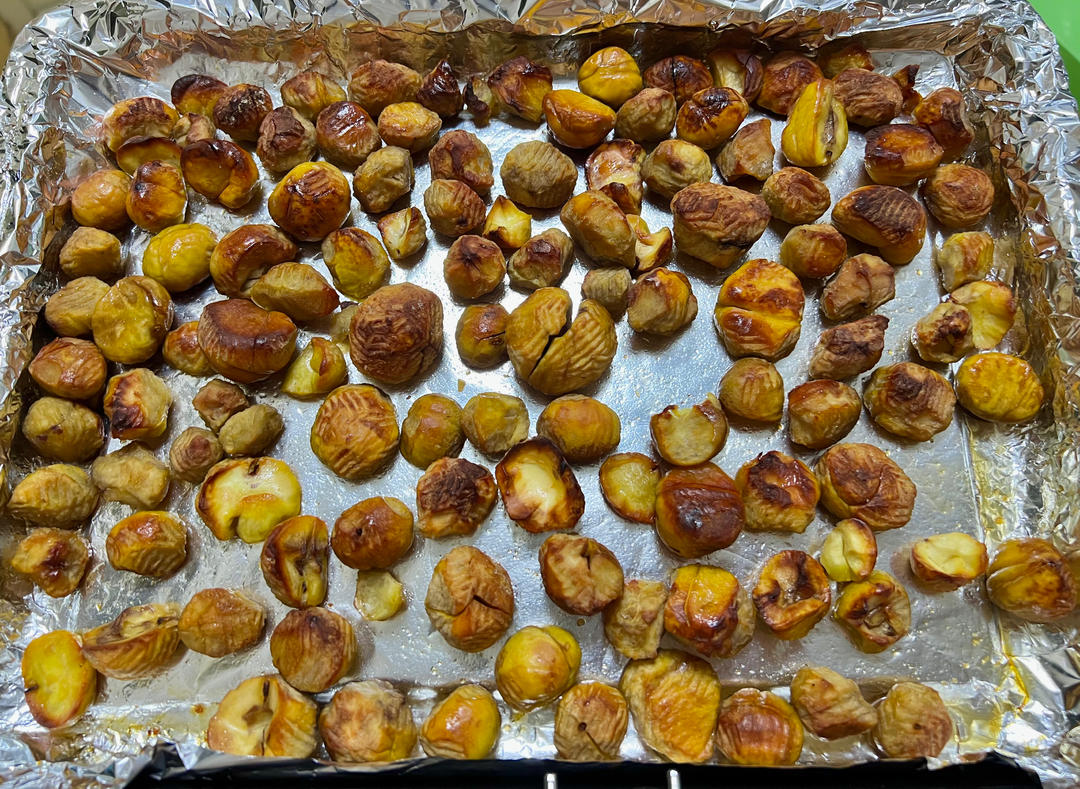‼️香甜软糯‼️轻松好剥㊙️烤箱版糖炒栗子