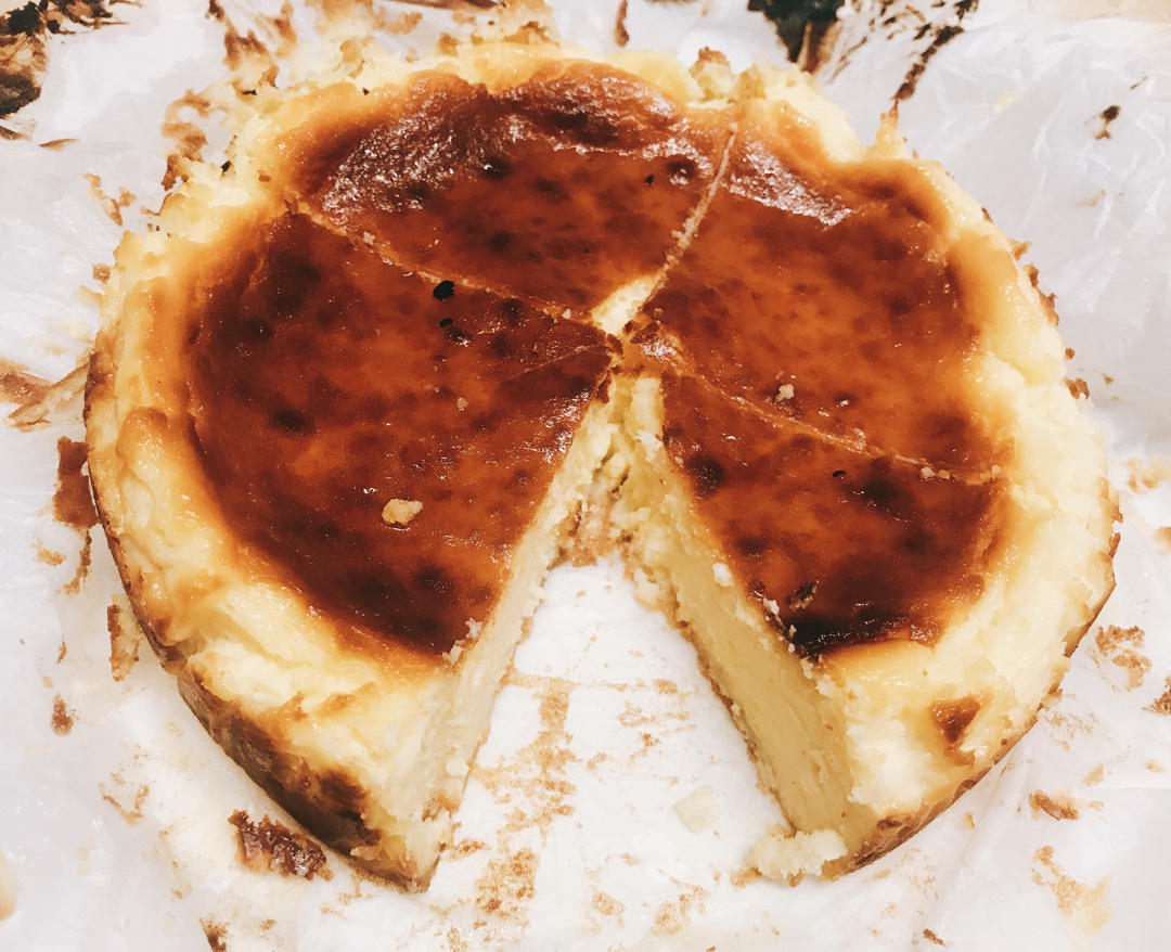 曼食慢语丨酸奶巴斯克蛋糕