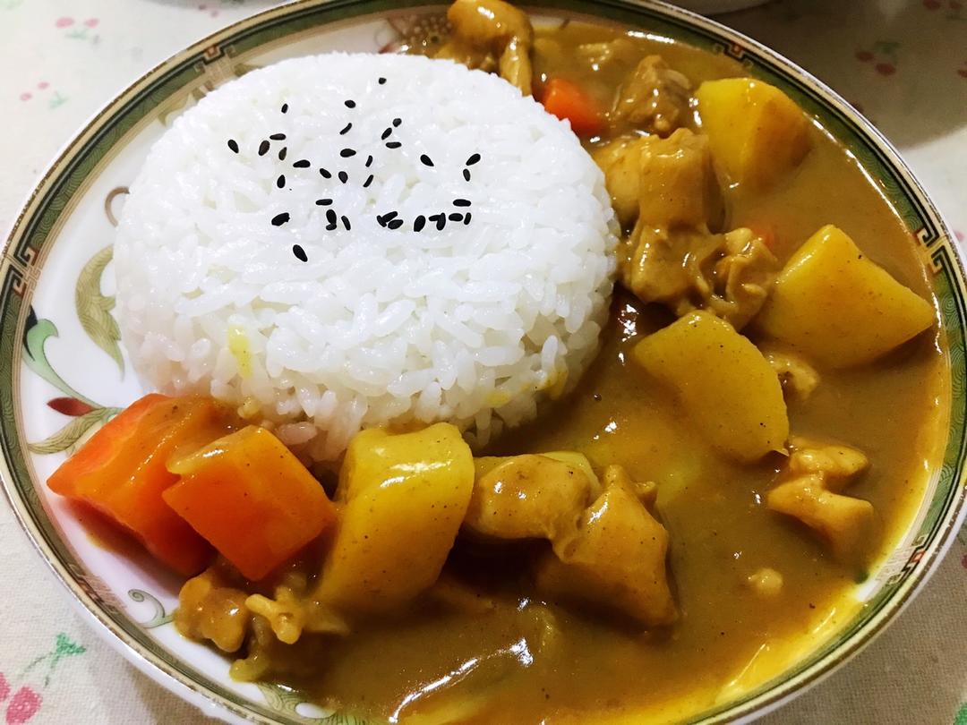 black奶粉做的零失败日式咖喱鸡肉饭最正宗日本家庭做法简单又好吃