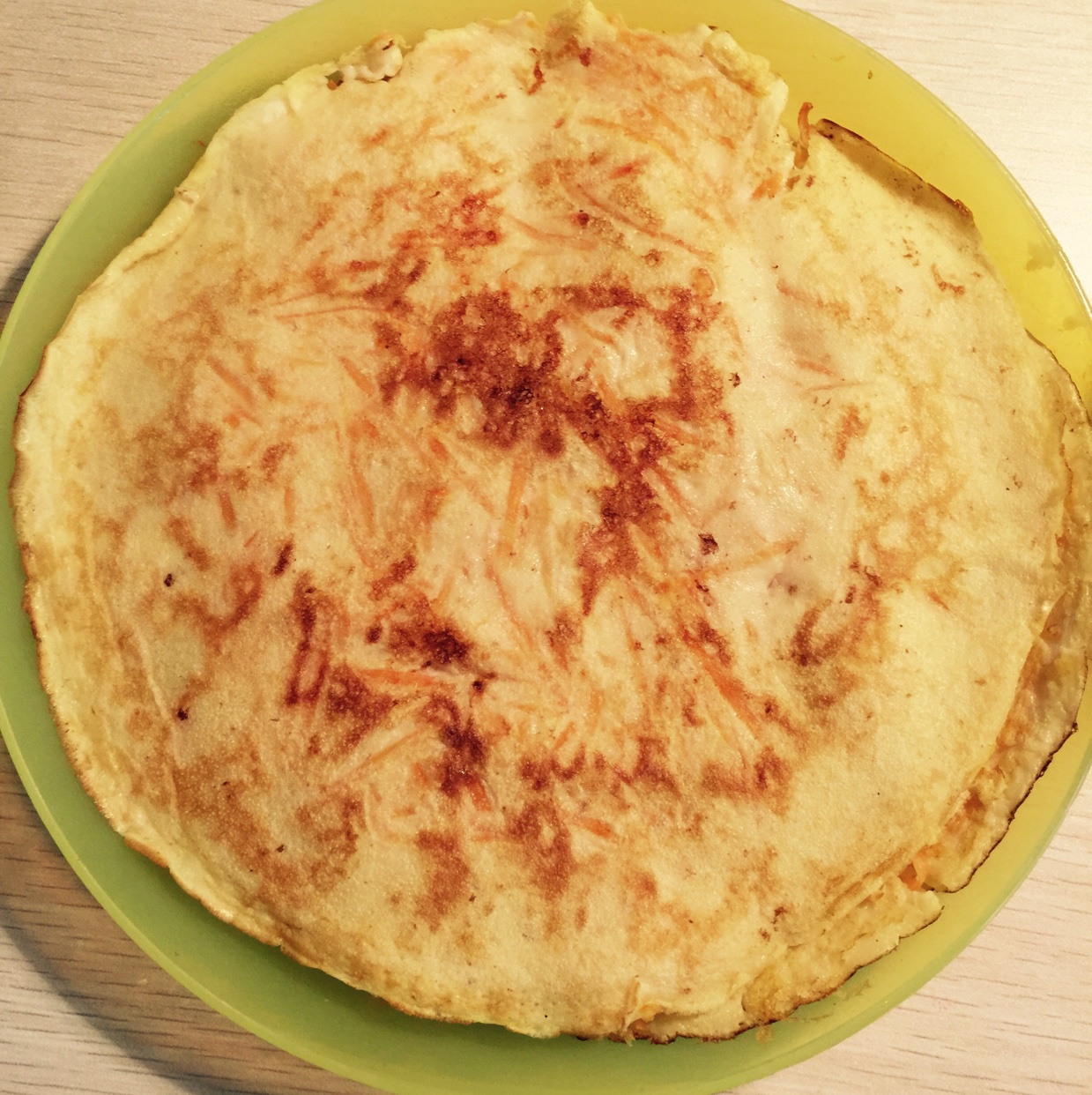 胡萝卜鸡蛋饼
