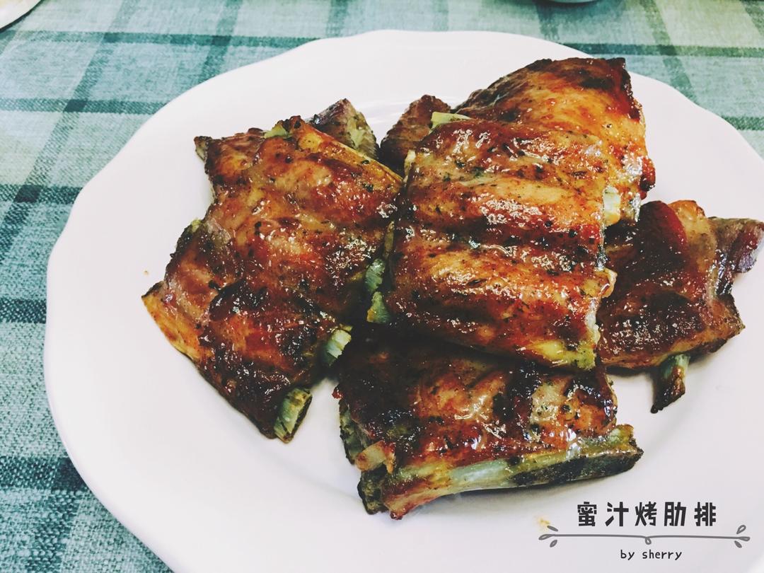 蜜汁烤肋排