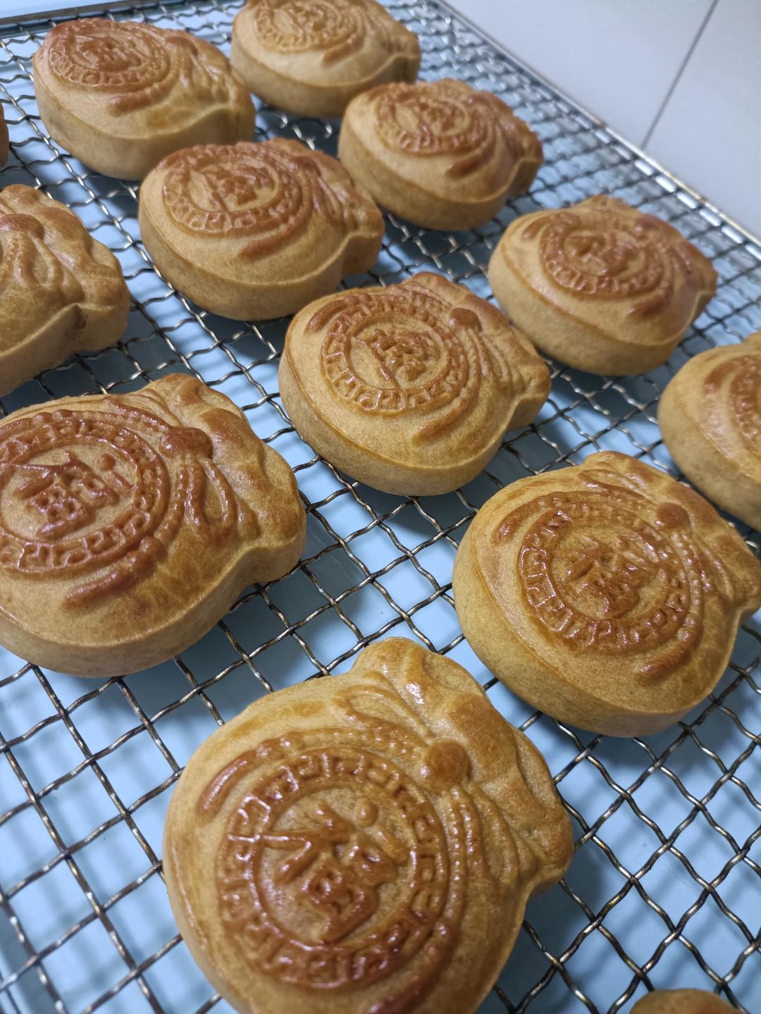黑芝麻核桃月饼，内附馅料做法，保姆级教程。