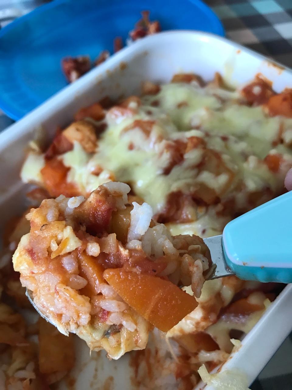 番茄鸡肉浓情焗饭【两人份】