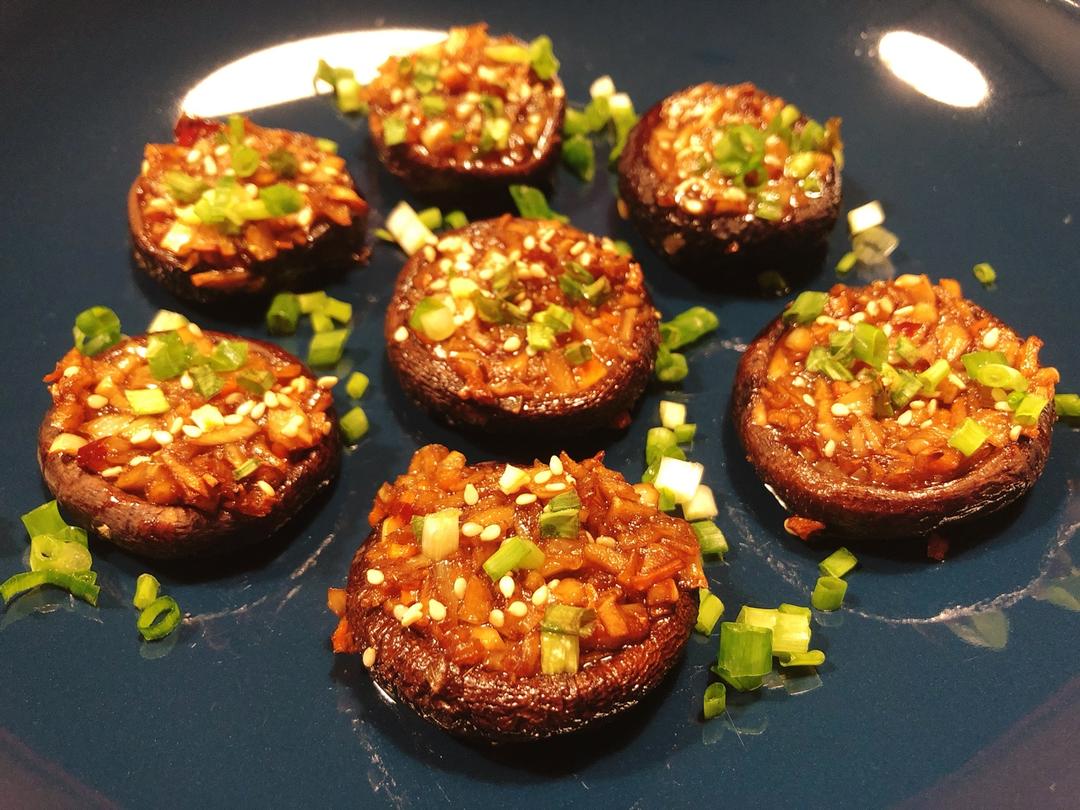 蒜蓉孜然烤香菇