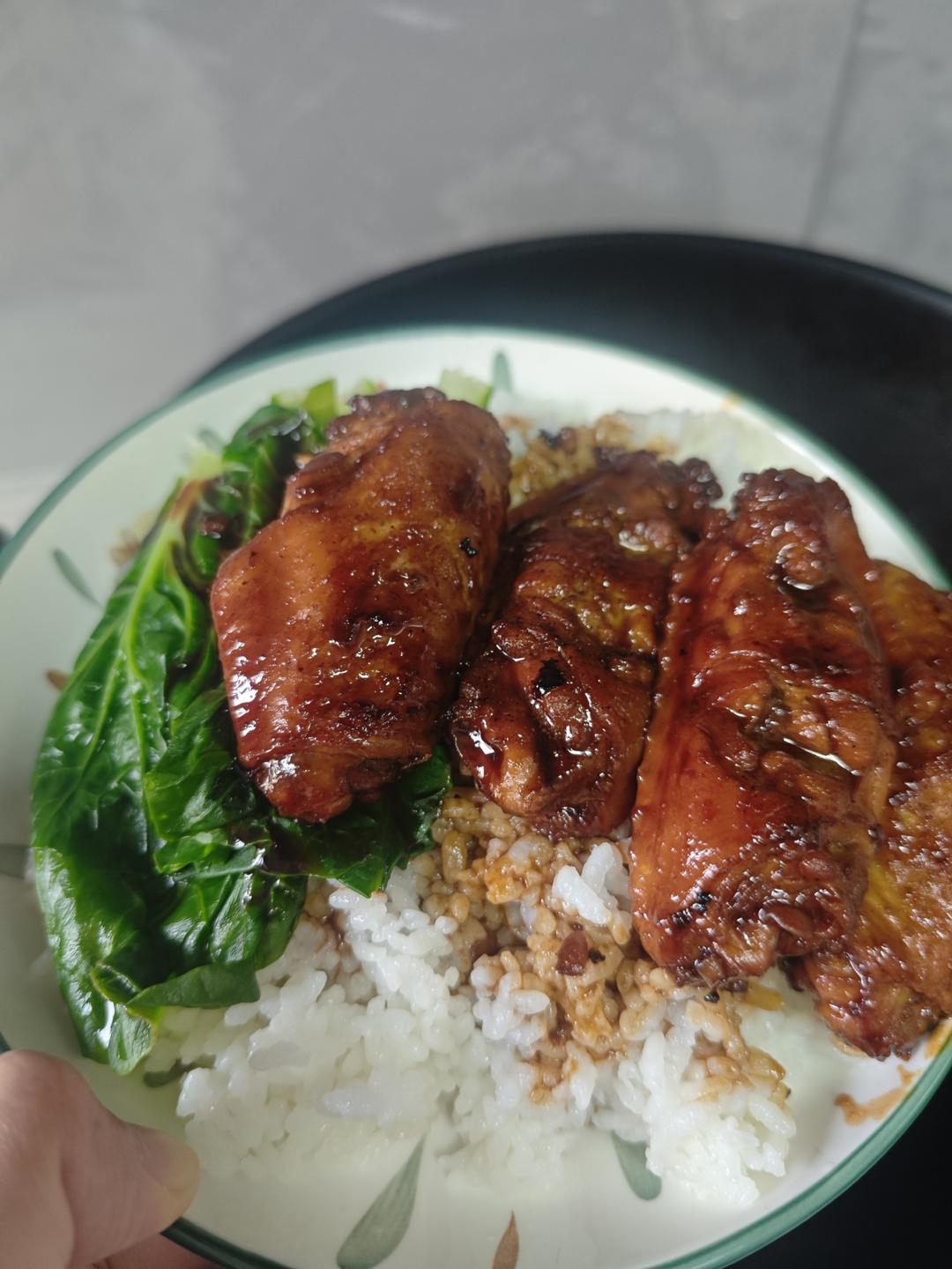 照烧鸡腿饭