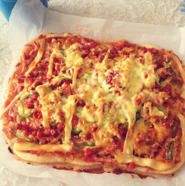 夏威夷pizza（附饼底冷冻法）