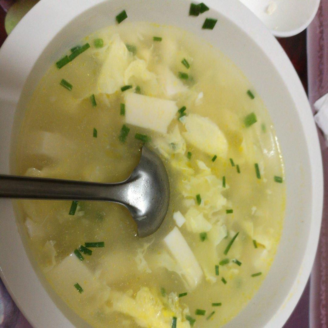 内酯豆腐鸡蛋汤(简单快手)