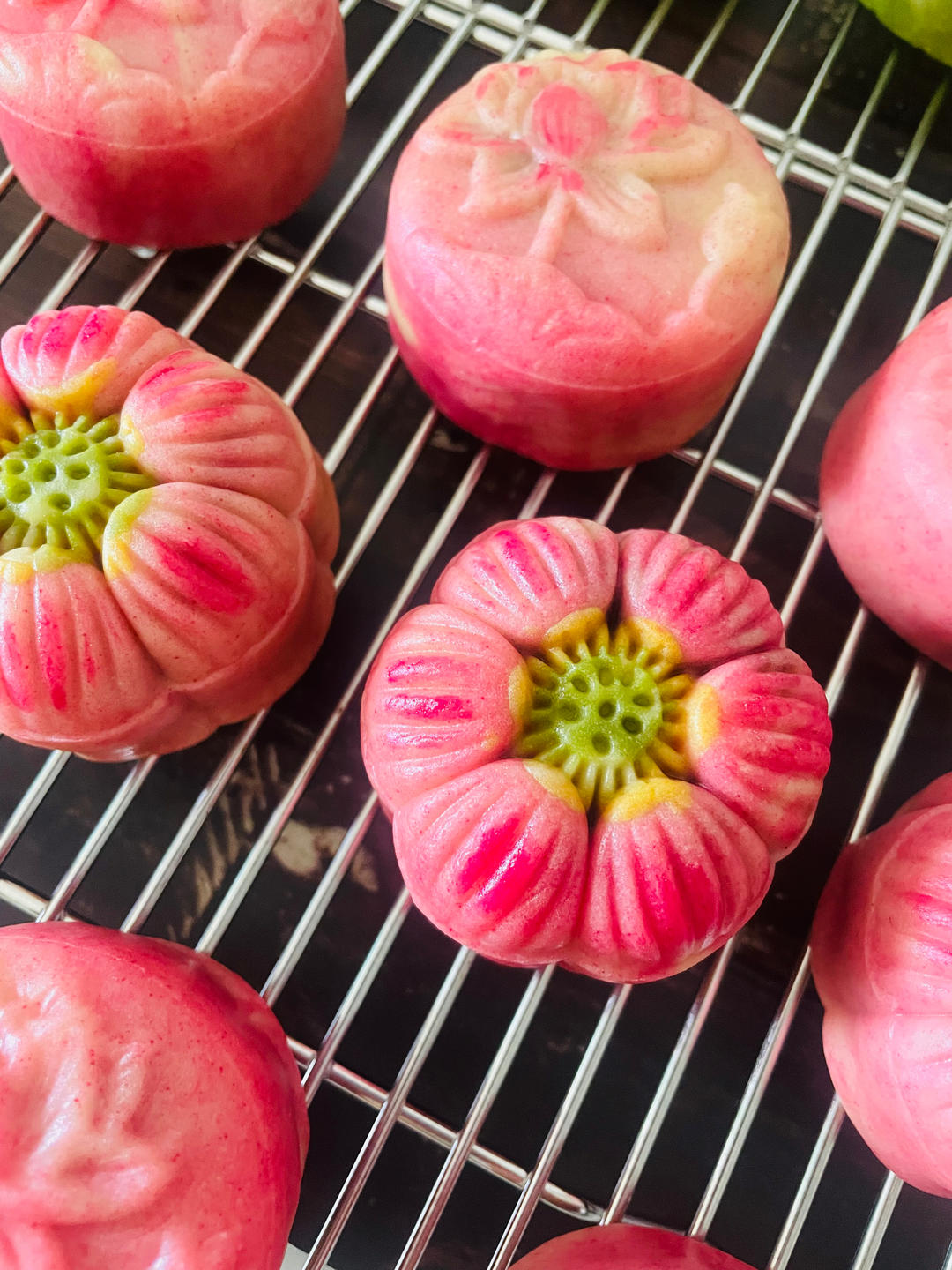 原创❗荷花🪷莲蓬广式月饼保姆级教程
