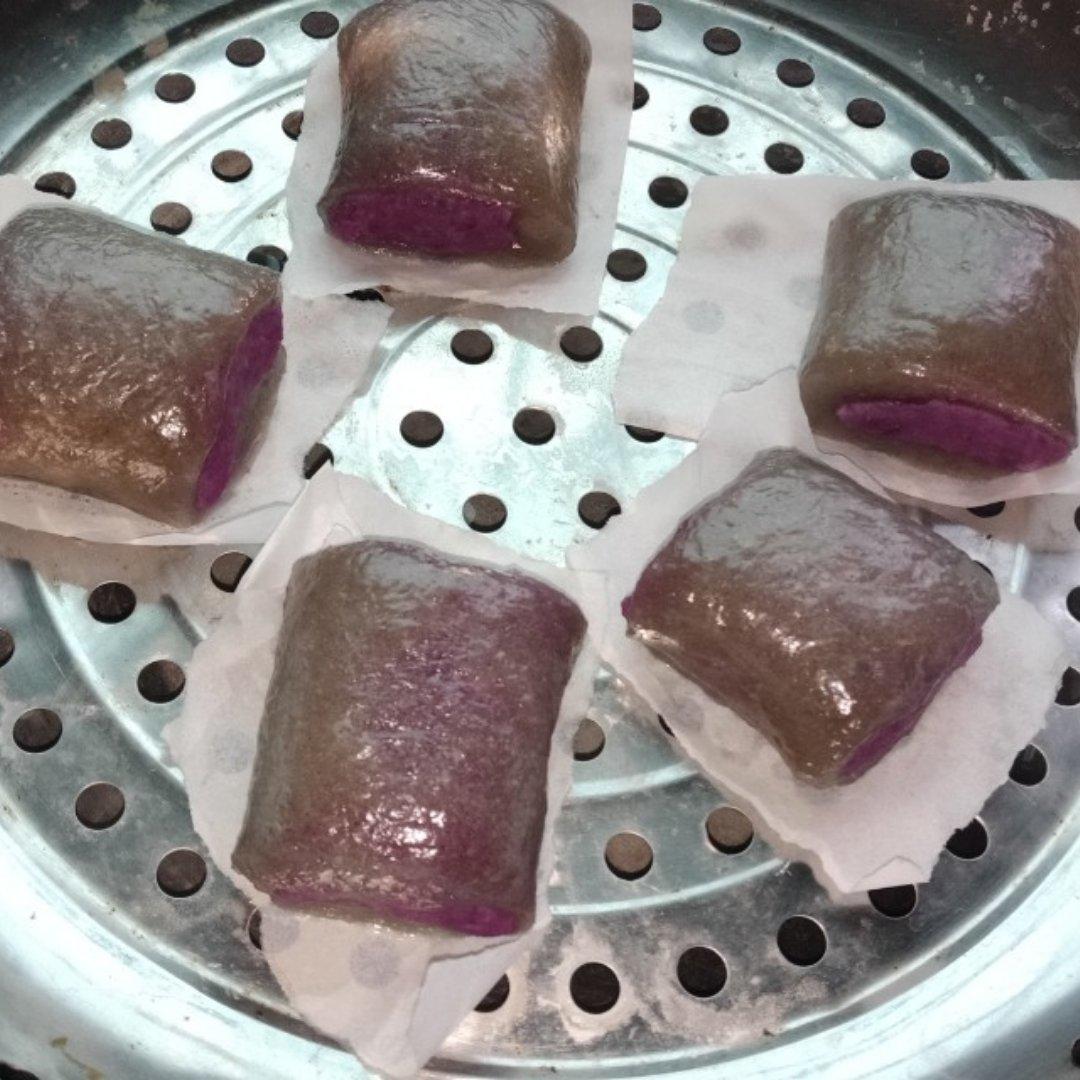 水晶紫薯糕