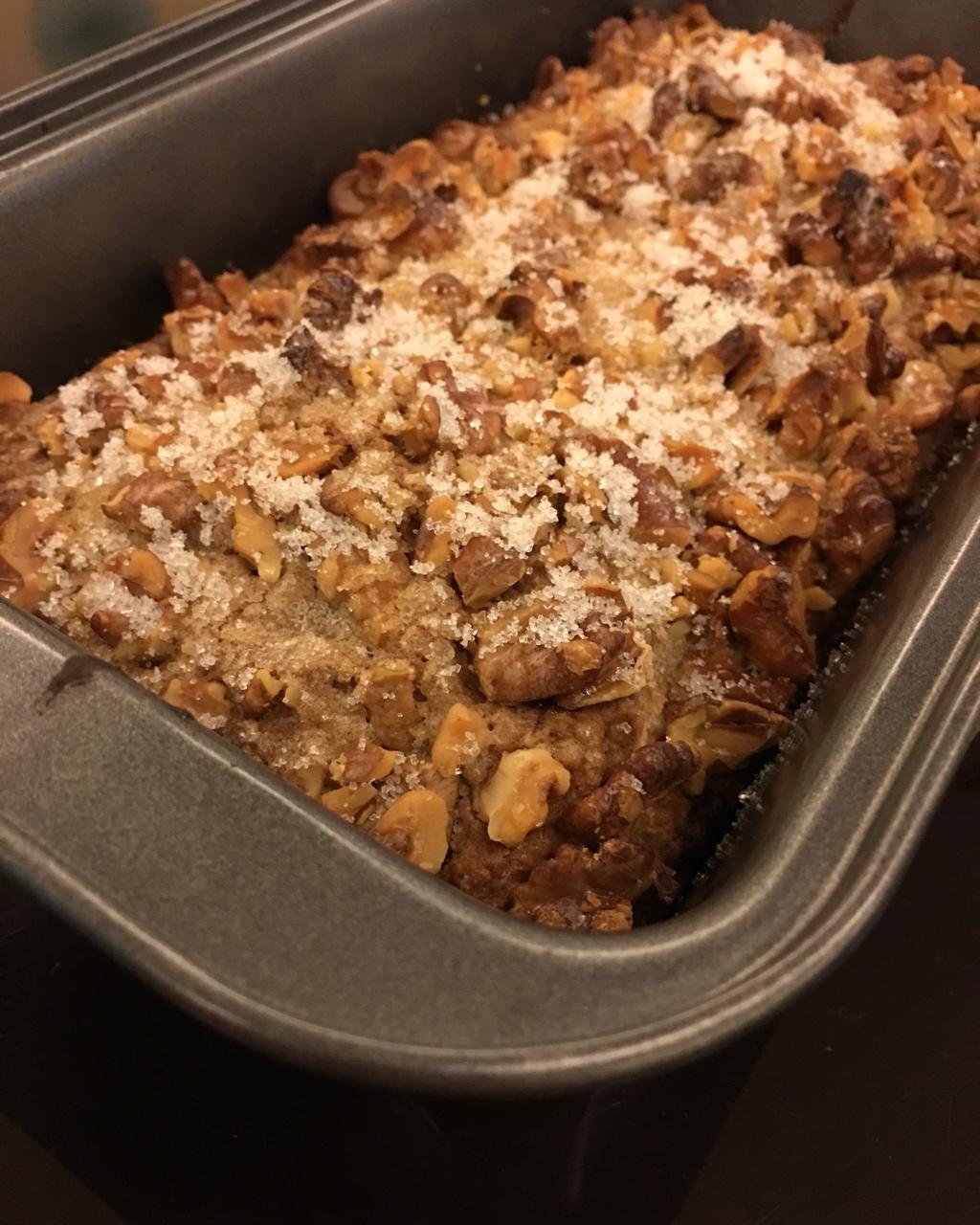 香蕉核桃磅蛋糕 Banana & Walnut Pound Cake