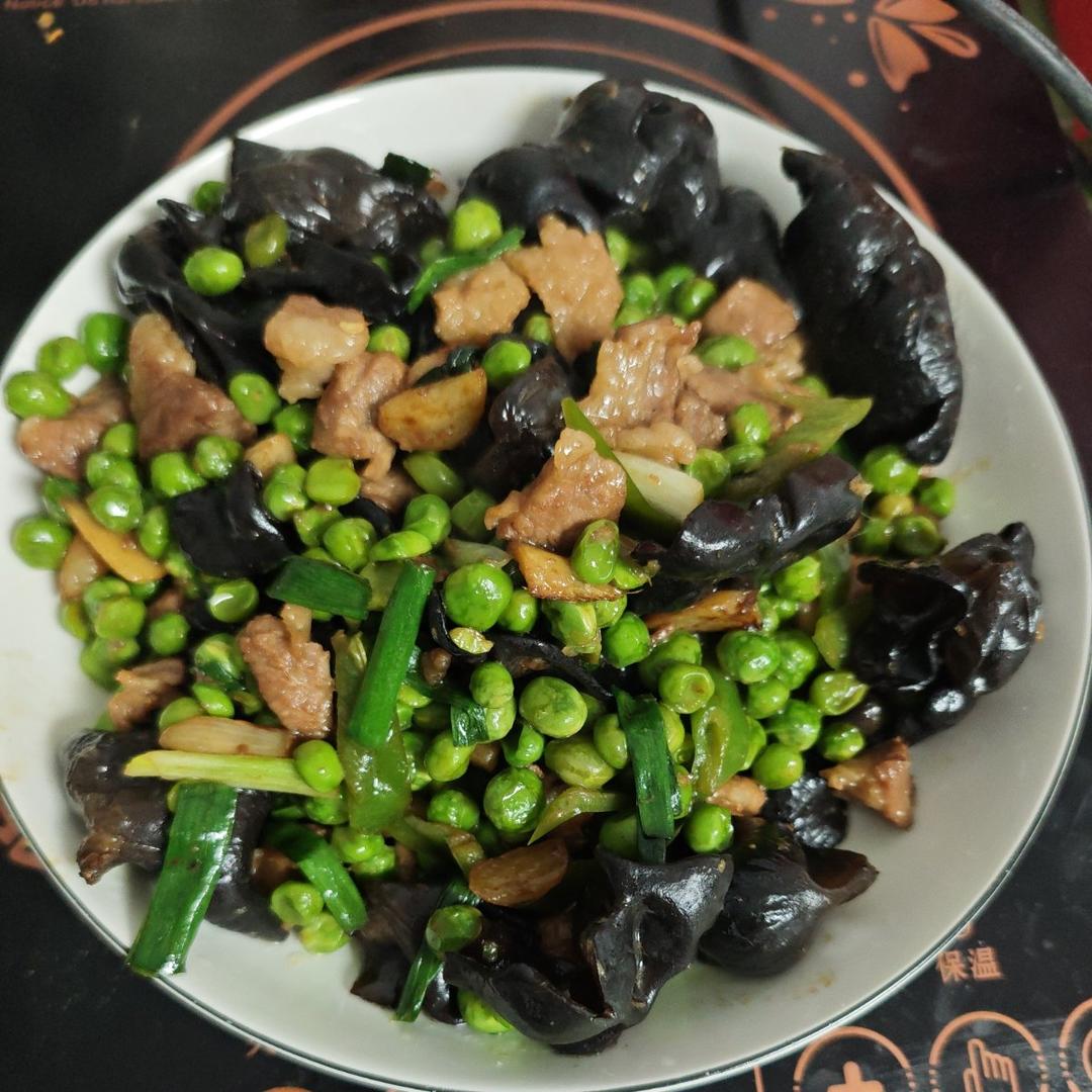 快手菜 青豆炒肉