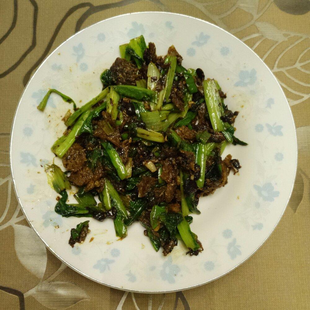 豆豉鲮鱼油麦菜