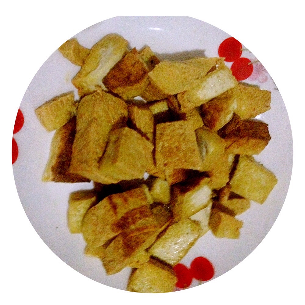 豆腐银芽炒饼的做法 步骤4
