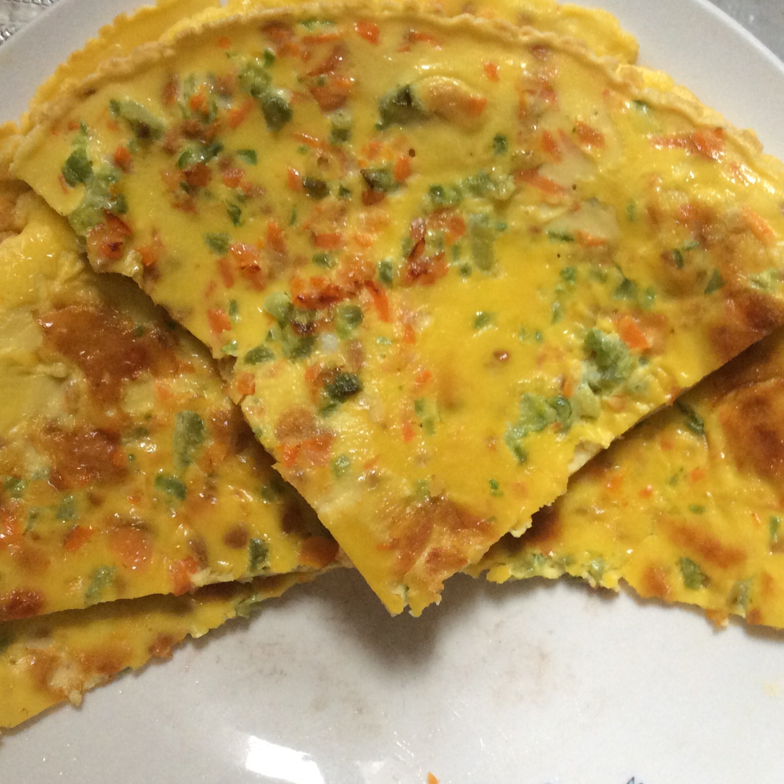 胡萝卜苦瓜煎蛋