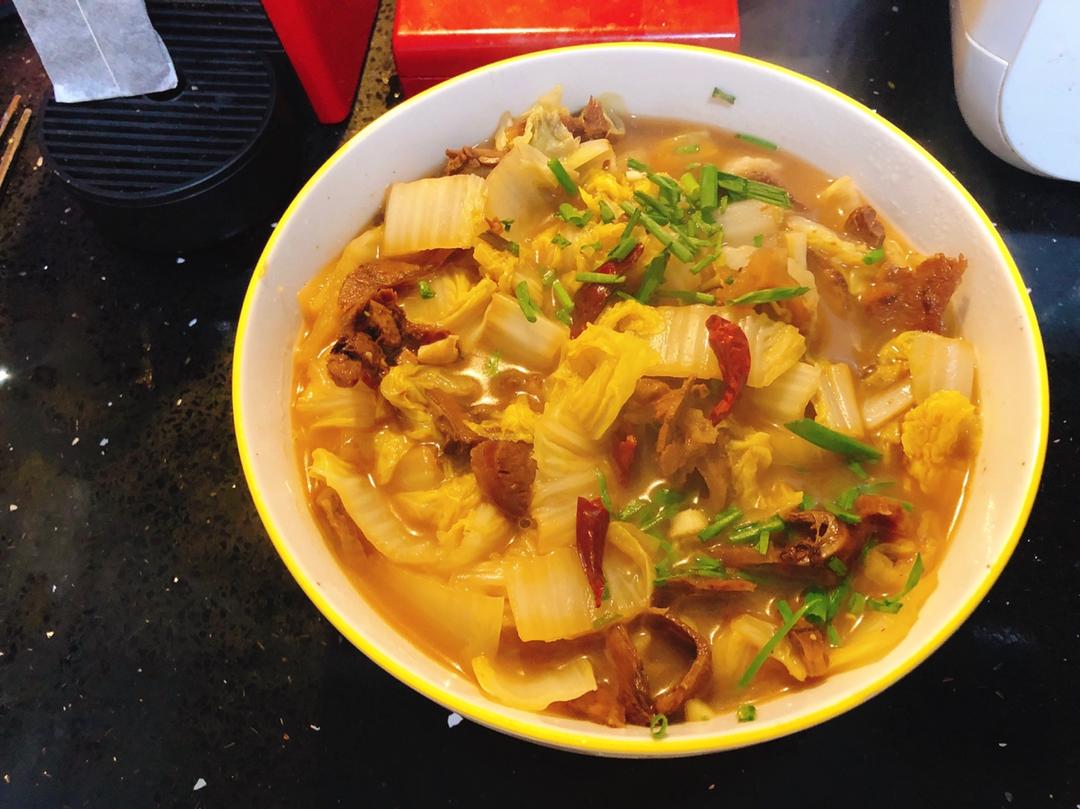 牛肉烧白菜