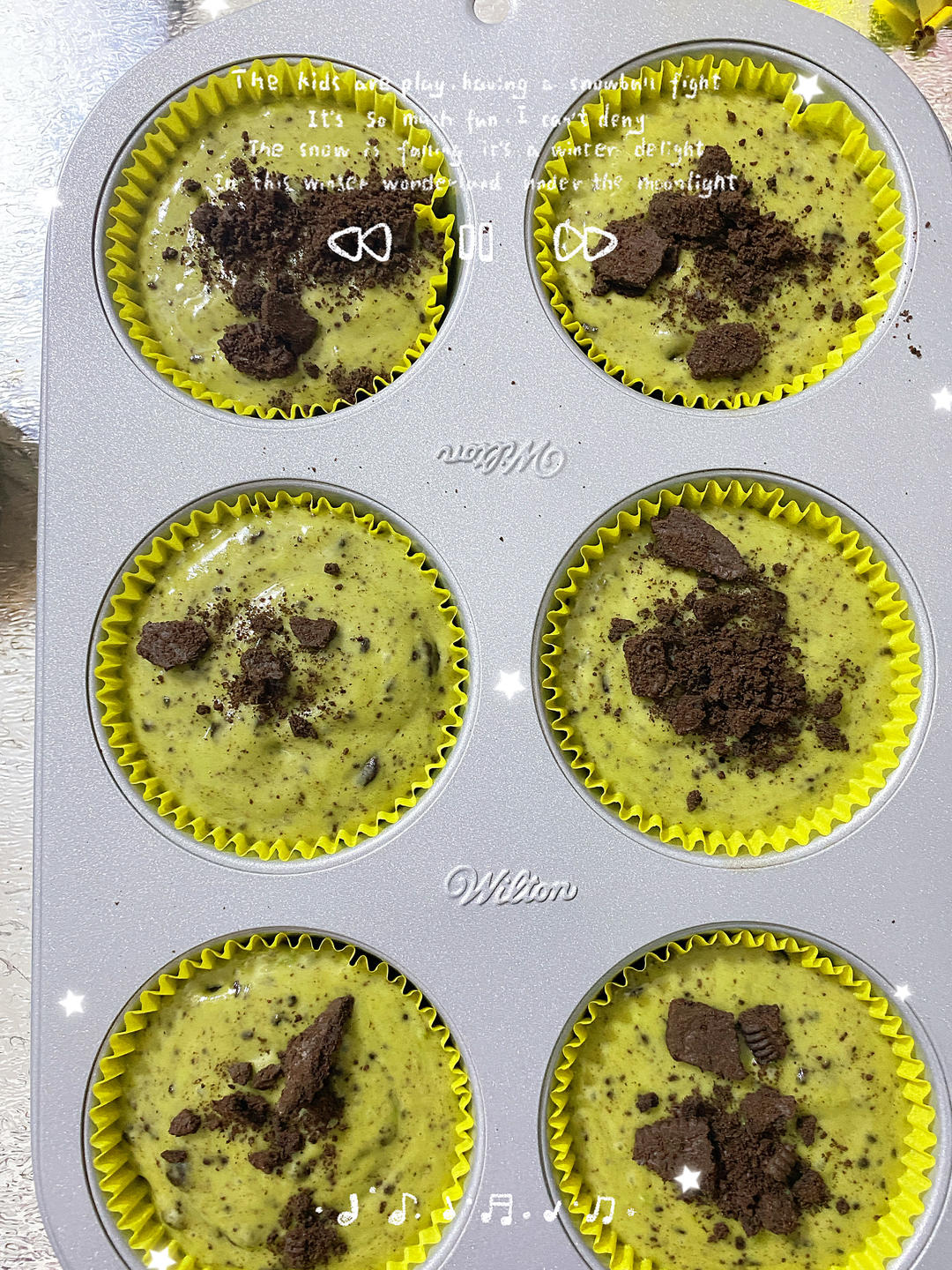 拌一拌就成功｜抹茶奥利奥麦芬蛋糕