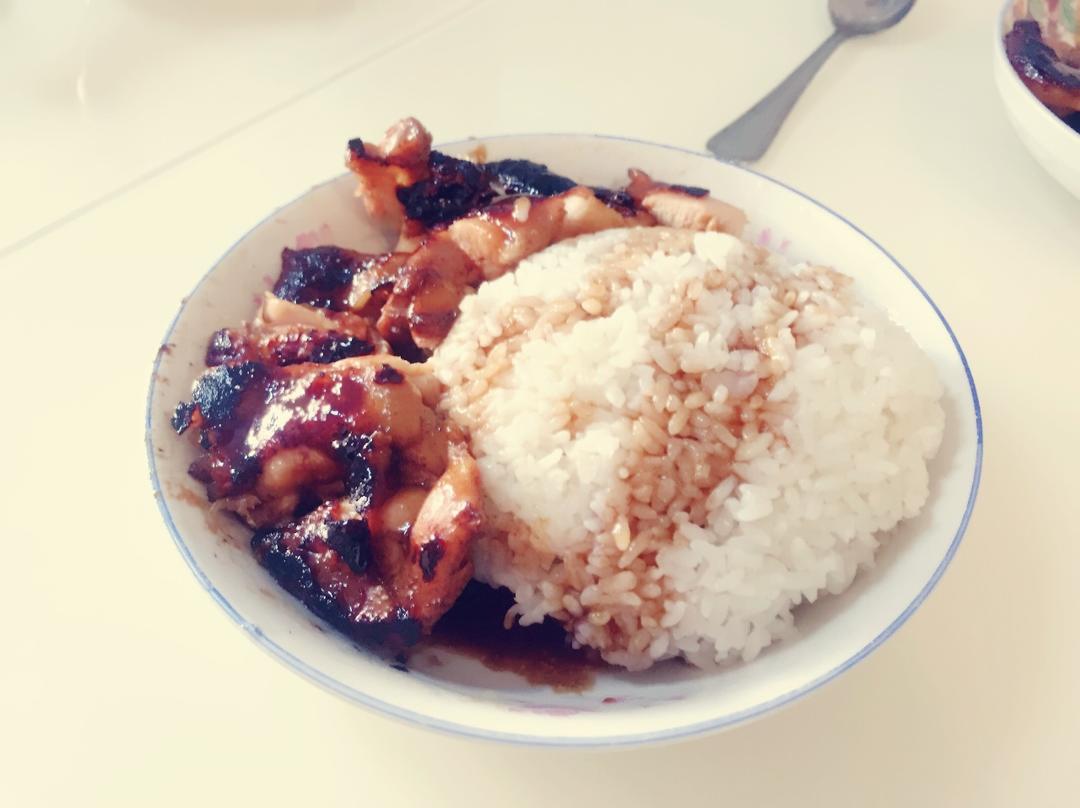 照烧鸡腿饭