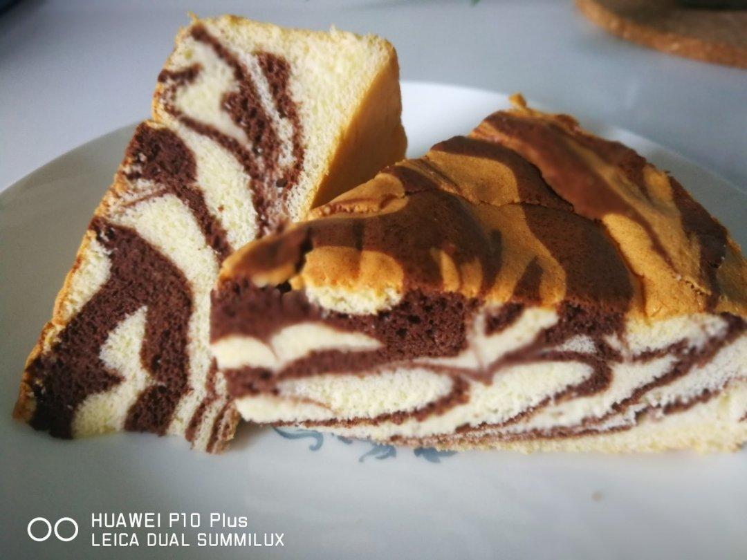 斑马纹戚风蛋糕