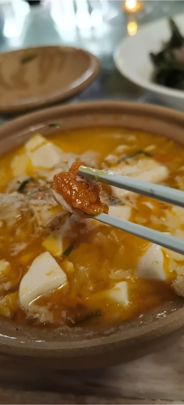 蟹粉烩豆腐