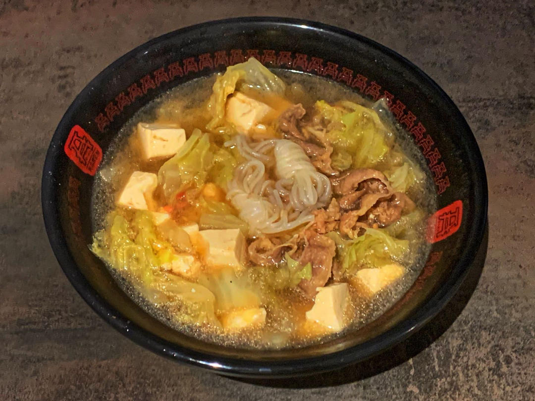 番茄豆腐肥牛蔬菜汤【减脂必备】
