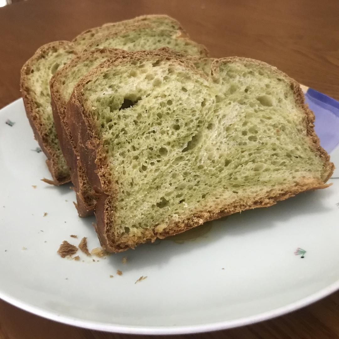汤种抹茶大理石纹吐司（水立方模）