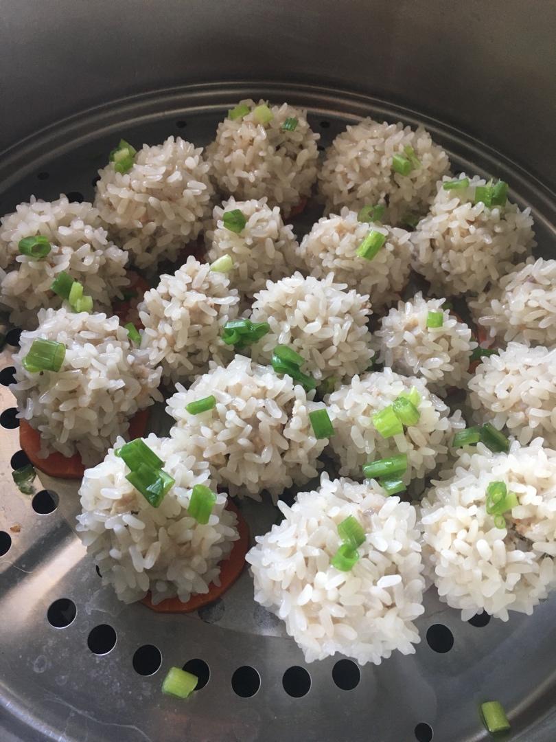 虾仁鲜肉珍珠丸子