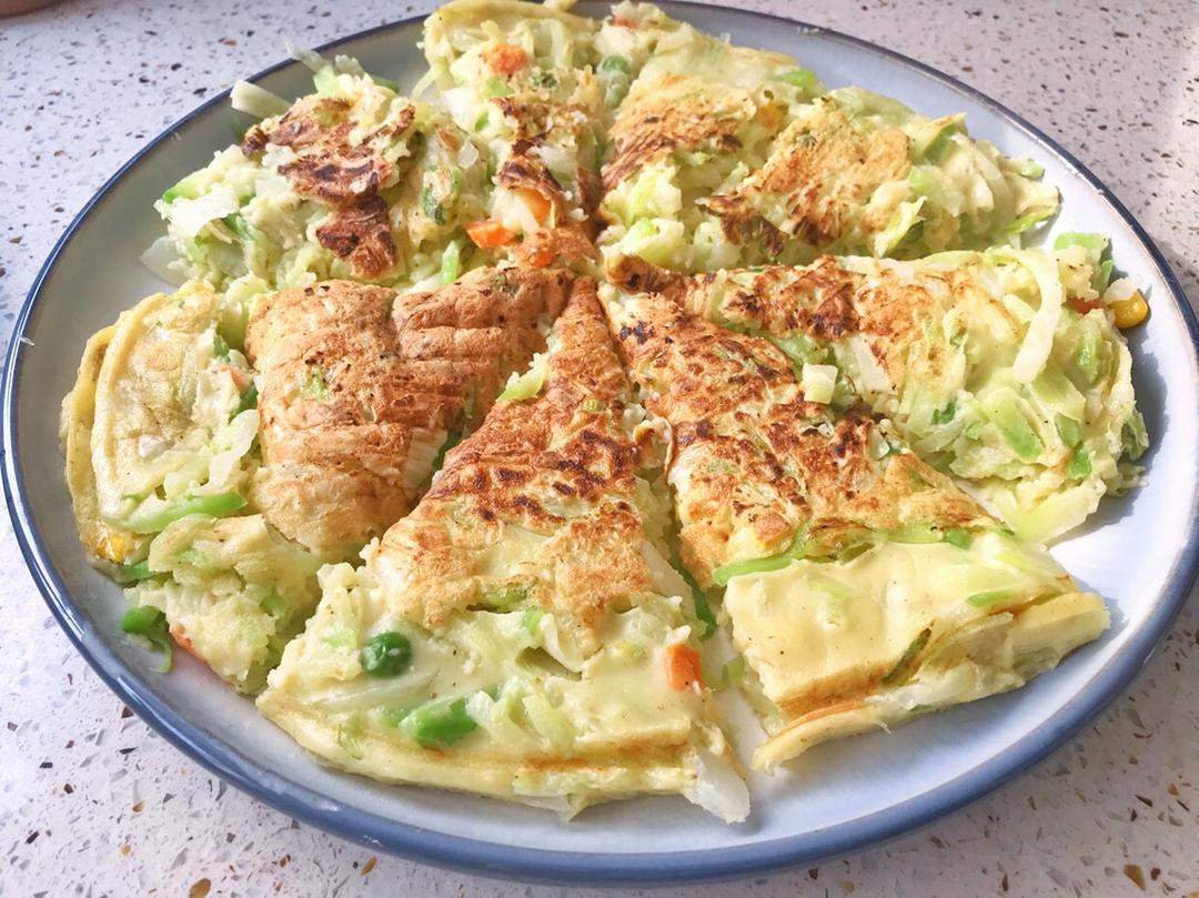 白萝卜丝蛋饼（无面粉）