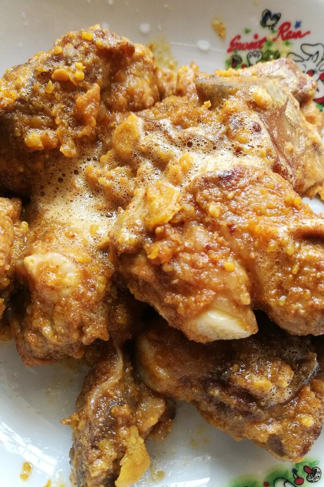 禾呈曰辰做的蛋黄子排