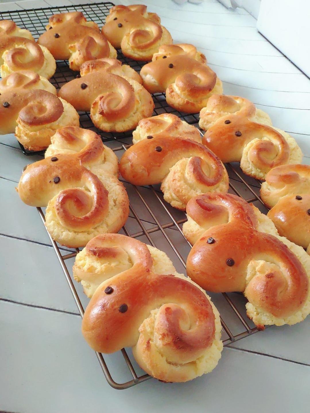 羊羊羊 🐏 椰蓉小面包、一次就成功‼️