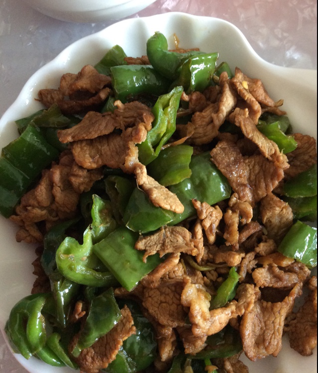 青尖椒炒肉