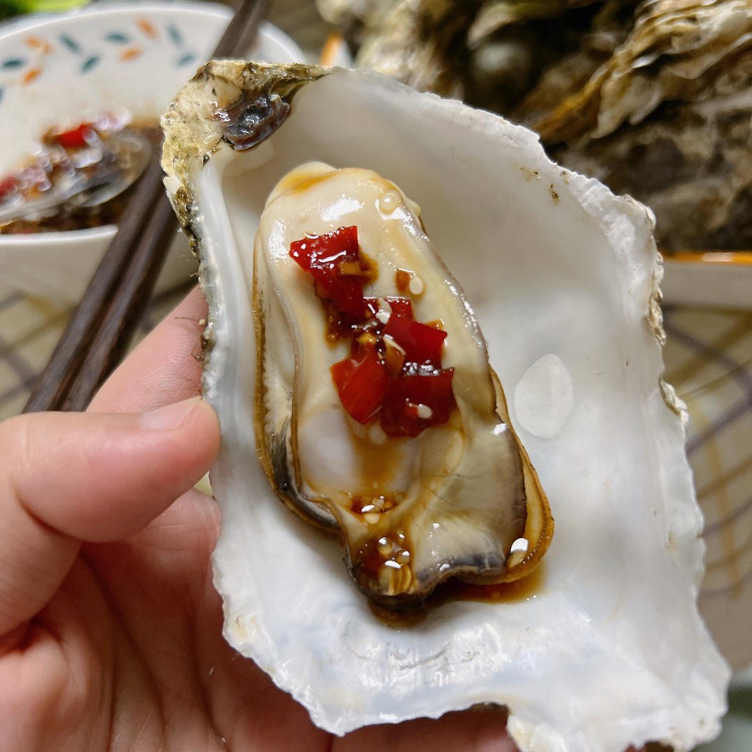 清蒸生蚝