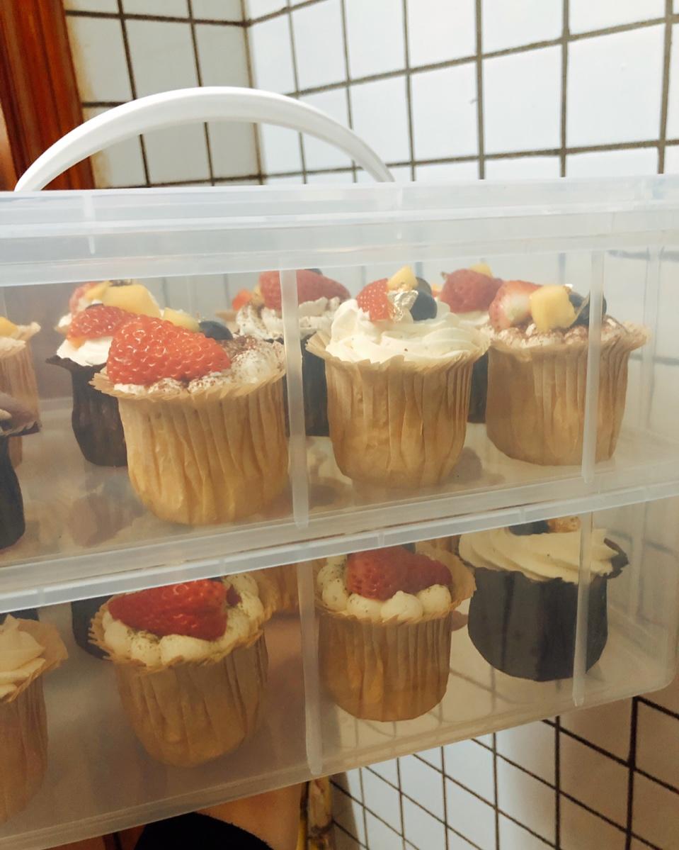 软绵绵戚风纸杯蛋糕