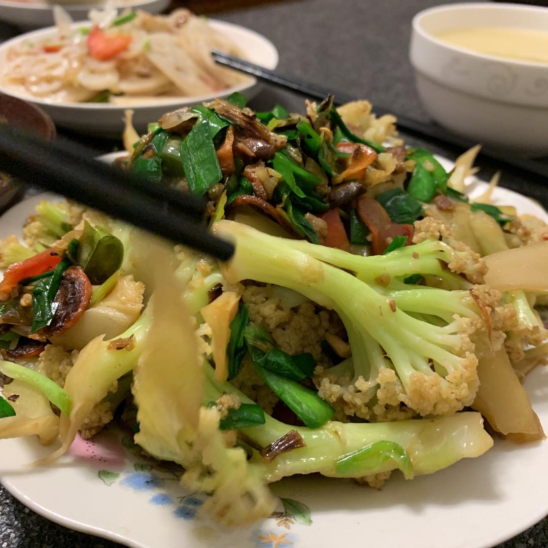 干锅有机花菜